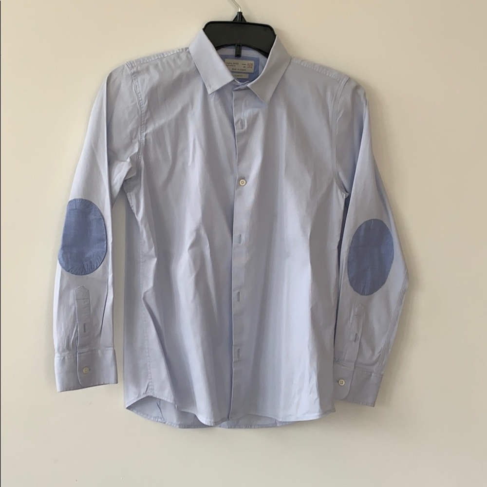 Zara Boys Slim Fit Button Down Shirt #C0005